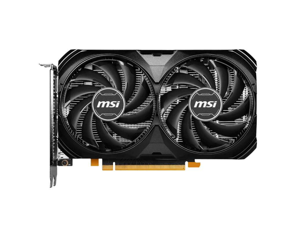 Alternative view of MSI RTX 4060 VENTUS 2X BLACK 8G OC